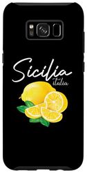 Carcasa para Galaxy S8+ Sicilia Italia Limón Retro Orgulloso Italia Sicilia Souvenir