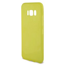 KSIX smart your tech Galaxy S8+ Case, Semi-Hard Case, Case with Scent, Yellow