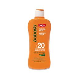 Babaria - Body Milk Protectora Spf20 | Crema Cuerpo Hidratante Para Hombre Y Mujer | Protector Solar Spf20 | Leche Corporal Hidratante Con Aloe Vera | Crema Solar
