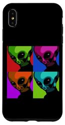 Custodia per iPhone XS Max Alieno pop art | Extraterrestre moderno di metà secolo