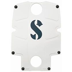 Scubapro Back Pad S-TEK Blanc Kit de détendeur pour plongée en Eau Froide Unisex-Adult, White, None Or Other