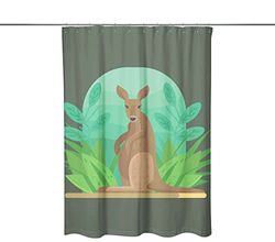 Bonamaison Shower Curtain, Polyester, Multicolor, 150x200