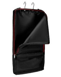 QWORK Sac de Transport pour Bride avec Crochets, Harnais pour Cheval, Sac de Transport avec 3 Griffes, Noir