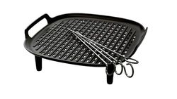 Kit Griglia Philips per Airfryer. Accessori per Airfryer. Griglia per Airfryer. 4 Spiedi e Cottura a Doppio Strato. Piastra per Grill. App HomeID. Lavabile in Lavastoviglie (HD9926/00)