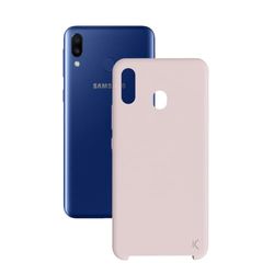 BigBuy Tech S1903417 Case for Samsung Galaxy M20 Soft Mobile Phone pink