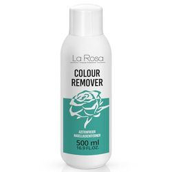 LaRosa Dissolvant SANS ACÉTONE 500ml au COMPLEXE DE VITAMINES idéal pour enlever le vernis à ongles traditionnel des ongles naturels, en gel et en acrylique