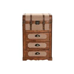 CAJONERA MADERA POLIESTER 45X35X71,5 BORREGUITO