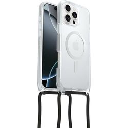 Otterbox Coque React Series Necklace MagSafe pour iPhone 16 Pro Max, Coque de Protection avec Collier réglable et Amovible, testé Selon Les Normes Militaires, Transparent, Livré sans Emballage