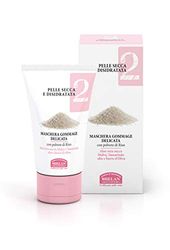 Helan Linea Viso 2 - Delicate Peeling Face Mask for Skincare with Aloe Vera Juice, Rice Powder, Olive Oil & Butter - Face Moisturiser & Exfoliating Mask for Dry, Dehydrated Skin - Made in Italy, 50 ml