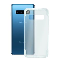 KSIX smart your tech Beschermhoes voor Samsung Galaxy S10 Plus, halfvast, hoge bescherming, transparant