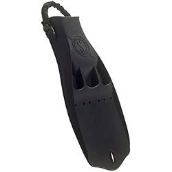 SCUBAPRO Jet Dyk-fena med fjäderhälrem (svart, extra stor)