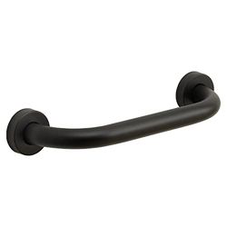 GEDY | Tokyo Bathroom Handle in Stainless Steel, Black Finish, Dimensions 5.5 x 33 x 9 cm and Weight 0.25 kg