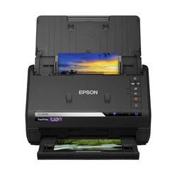 Epson Fastfoto Ff-680W Scanner Rapido con Alimentatore Automatico, 600 Dpi, 45 Ppm, Multiformato, Wi-Fi, Acquisisce, Modifica e Condividi, Software Ocr Incluso.