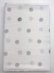 Baby Comfort Voile bedrukt, 100% bamboe, 1 stuks, 120 x 120 cm
