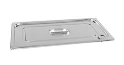 Pentole Agnelli COIXGXL11000 Coperchio con Guarnizione e Valvola Inox Gastronorm 1/1, Acciaio Inossidabile, Argento, 53x32.5cm