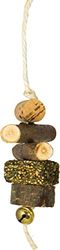 JR FARM Birds - Collana con ciondolo naturale, misura piccola, 80 g
