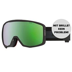 Atomic, Kinder-Skibrille, Für wolkiges bis sonniges Wetter, Junior Fit, Sphärische Doppelscheibe, Kompatibel mit Sehbrille, Count JR Spherical, Schwarz/Grün Flash, AN5106102