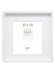 Deknudt S223K1P1_20.0x20.0 fotolijst, hout, 20 x 20 cm, wit