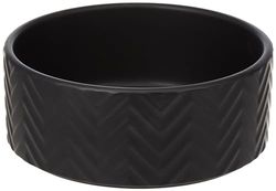 Mangiatoia in ceramica. 1,6 l/ø 20 cm. nero