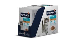 Advance Comida Húmeda para Gatitos con Pollo, Multipack 12 x 85 g, Total 1.02 kg