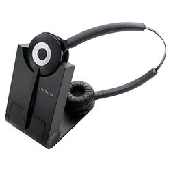 Jabra Pro 930 MS DECT draadloze on-ear stereo headset - Skype voor business gecertificeerd - HD voice en ruisonderdrukking - voor gebruik met softphones in Europa - EU-stekker