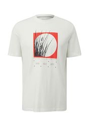 T-shirt met print op de voorkant, 01d1, XXL