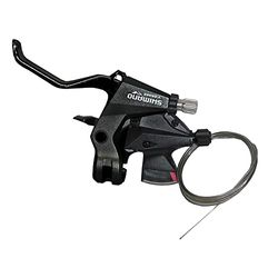 Shimano Unisex – dźwignia dla dorosłych Altus STM310 2-palcowa S + B, czarna, jeden rozmiar