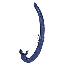 SEAC Liquid, Snorkel Pieghevole per Pesca Subacquea in Apnea, 100% Silicone Ipoallergenico Unisex Adulto, Blu, Standard