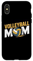 Volleyball Mom Athlete Supporter Player Fan Tournament Case for iPhone X/XS