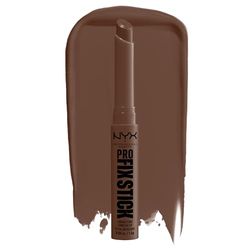 NYX Professionell makeupkorrigering concealer-pinne, täcker fläckar, mörka fläckar och missfärgning, 12 H kläder, vegansk formel, Pro Fix Stick, valnöt (förpackningen kan variera)