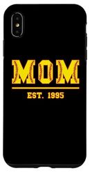 Mom Est. 1995 Funny Sports Year Established Mother Retro Case for iPhone XS Max