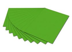Folia 6155 – Cartoncino Foto, 50 x 70 cm, 10 Fogli, Colore: Verde