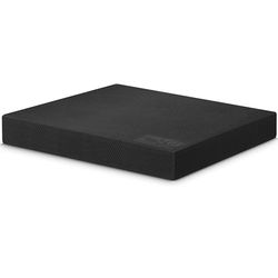 Yes4All Balance Pad, schuimbalanskussen voor stabiliteit; waterbestendige mat, bij voorkeur voor fitnessoefeningen, yoga en thuis, zwart, L - 39,37 x 33,02 x 5,08 cm