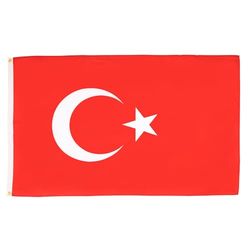 BANDIERA TURCHIA 250x150cm - GRAN BANDIERA TURCA 150 x 250 cm - Bandiere - AZ FLAG