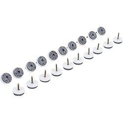 BGS Diy 80862 | Felt Pads Set | with Pin | Ø 24 mm | 20 pcs.
