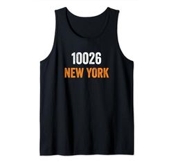 Código Postal 10026 New York Camiseta sin Mangas