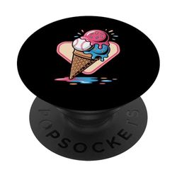 Helado Baseball Sabor Pasión Deportiva PopSockets PopGrip Adhesivo