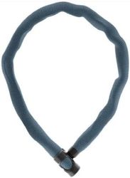 ABUS kedjelås IVERA Chain 7210 - Cykellås med mycket flexibel IvyTex syntetfiberbeläggning - ABUS säkerhetsnivå 8 - 85 cm - Färg: metal Blue