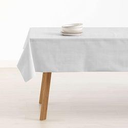 BELUM | Stain Resistant Tablecloth Size 240 x 155 cm - Extra Soft Touch Tablecloth Light Grey - Tablecloth 100% Made in Spain Fabric 100% Organic Cotton - Plain Model Tablecloth