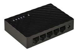Conmutador de Red con 5 Puertos Gigabit 10/100/1000 RJ45