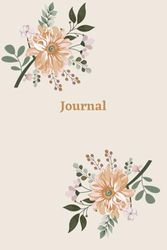 Floral 100 page journal