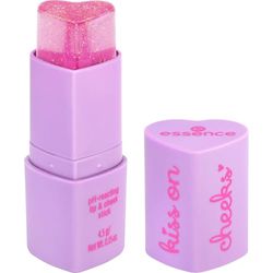 Essence Cosmetics Bálsamo para Labios y Mejillas Reactivo al pH Kiss on Cheeks, Adaptación al Color, Natural, 4.5 g