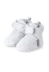 Sterntaler Boy's Unisex Kids Crawling Baby Shoes, Silver (Silver 513), 3.5 UK Child