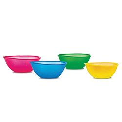 Nuby ID65671 Conjunto de tigelas, multicolorido