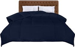 Utopia Bedding Lichtgewicht Dekbed 220x240 cm, Gewatteerd met Polyester Vulling, Zacht Zomerdekbed met Hoeklabels (Marineblauw)