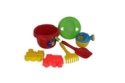 Outdoor actieve emmer met gieter, 7-delig