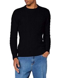 Schott NYC Plbruce1 Maglione Pullover, Navy, Small Uomo