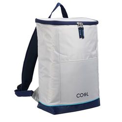 Well Home rugzak Cooler Bag 25 liter polyester 420D met rand in neonblauw