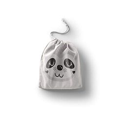 Bonamaison Printed Cotton Produce Bag with Drawstring, Reusable Grocery Bag, Biodegradable Eco-Friendly Bags, Travel Pouch, Sachet Bags, Shopping Bag, Eco Friendly, Foldable, Size: 40x50 Cm