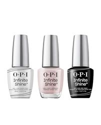 OPI Infinite Shine Long-wear Nail Polish, Gel-Like Nail Varnish with no UV lamp needed, 3-Step System for up to 11 days of colour, Base Coat & Nail Polish & TopCoat, Don’t Bossa Nova Me Around, 3x15ml